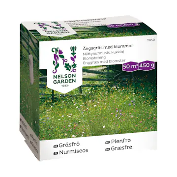 Gräsfrö Nelson Garden Ängsgräs med Blommor