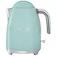 Vattenkokare Smeg Retro KLF03PGEU Pastellgrön i Rostfritt Stål