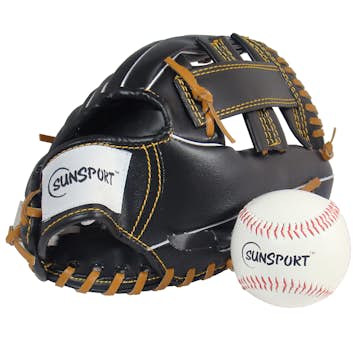 Baseboll Sunsport Handske och Boll