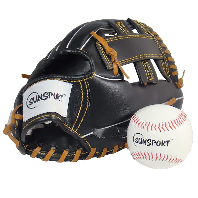Baseboll Sunsport Handske och Boll