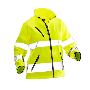Softshell Jobman Jacka Dam Varsel Gul 1210