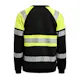Sweatshirt Jobman Varsel Svart/Gul V