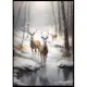 Poster Gallerix Roe Deer In Winter No1