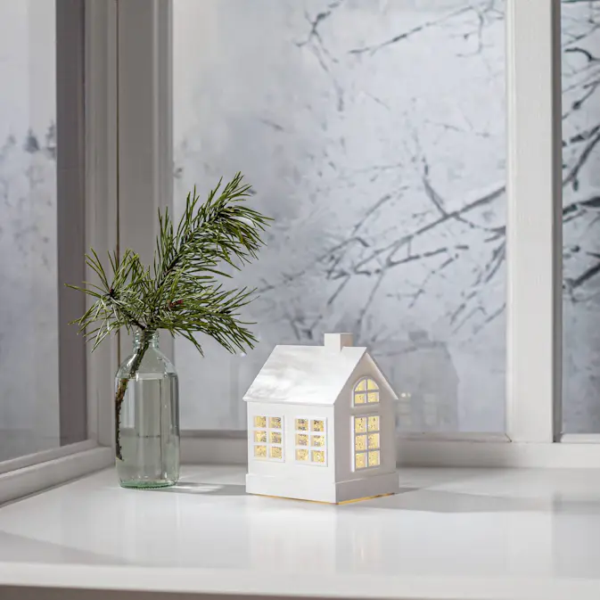 Inomhusdekoration Star Trading Vinter Hus