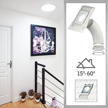 Ljustunnel Velux TWF för Profilerat Tak Flexrör