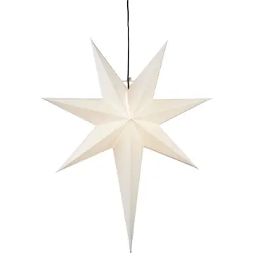 Adventsstjärna Star Trading Frozen 231-90 Vit Pappersstjärna