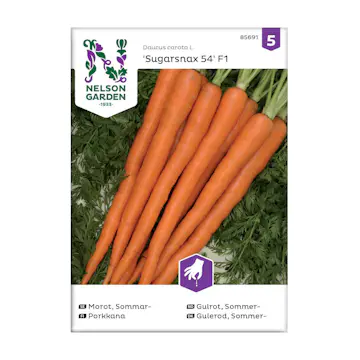 Frö Sommarmorot Nelson Garden Sugarsnax 54 F1