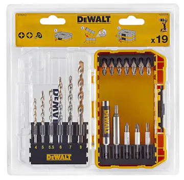 Murbruksborrset DeWalt DT70712 19 Delar