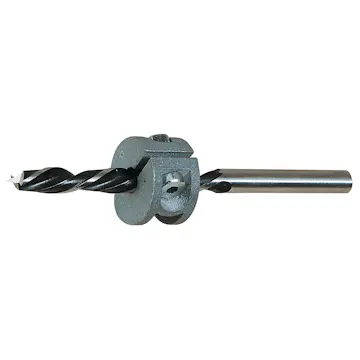 Pluggborr Wolfcraft Centrumspets Djupstop