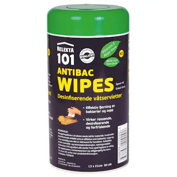 Rengöringsduk Relekta 101 Wipes 101 Antibac 50 st/BRK