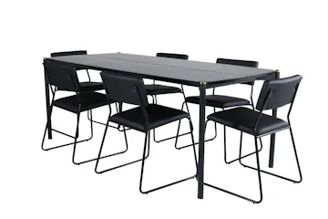 Matgrupp Venture Home Paris matbord och Kungshamn matstol