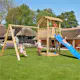Lektorn Jungle Gym Shelter inkl. Swing Modul X'tra och rutschkana