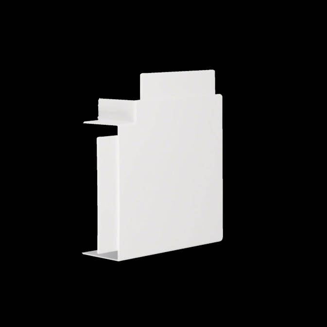 L-Vinkel till Matarkanal Hager LF/LFH 60 x 150 mm Halogenfri Vit RAL 9016