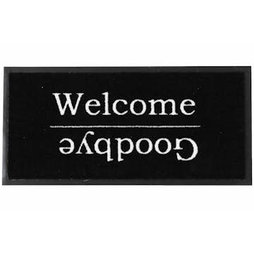 Dörrmatta InHouse Group Welcome Svart 40x80 cm