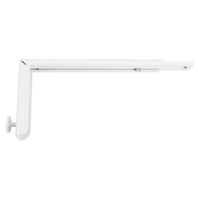 Gardintillbehör Kirsch Förstärkt Vinkel Elite-Skena Stöd Vit 20-30cm