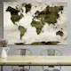 Tavla Arkiio World Map Green Planet