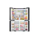 Kyl/Frys Samsung RF65DG960EB1EF Side By Side French Door Svart med Ismaskin och WiFi