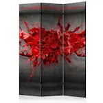Rumsavdelare Skärmvägg Arkiio Red Ink Blot 135x172 cm