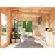 Stuga Palmako Andrea 22,1 m² Slide Plus (inv. 21,1 m²)