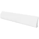 Kakeldekor Konradssons Evolution Bullnose Vit Blank 3x15 cm
