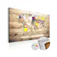 Anslagstavla Arkiio World Map Wooden Oceans