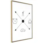 Poster Artgeist Affisch Daily Schedule