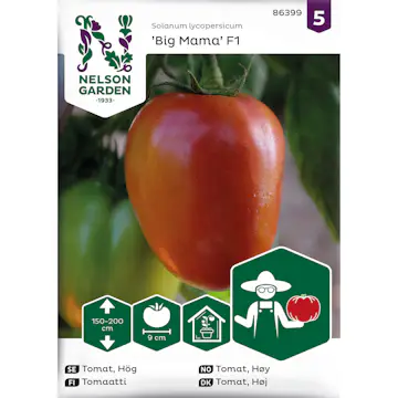 Frö Nelson Garden Tomat Hög Big Mama F1