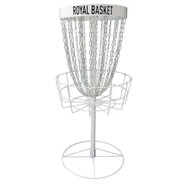 Frisbeegolfkorg Viking Discs Royal Basket Stålkorg Vit