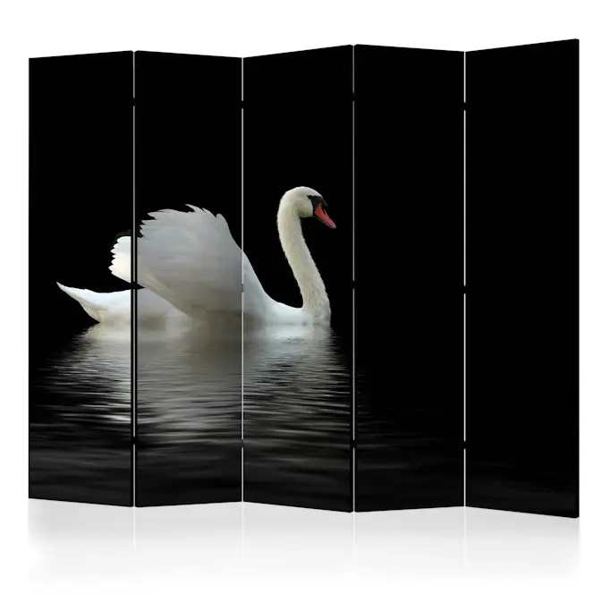 Rumsavdelare Skärmvägg Arkiio Swan Black And White II 225x172 cm