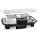 Elgrill Tristar BQ-2813 Svart Bordsgrill med Steglös Temperaturreglering & Fettuppsamlare