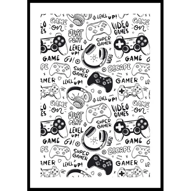 Poster Gallerix Gamer Level Up