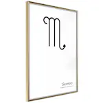 Poster Artgeist Affisch Scorpio