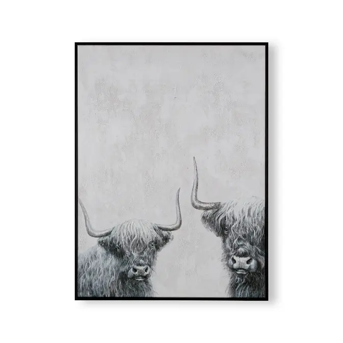 Tavla Art For The Home Highland Cows