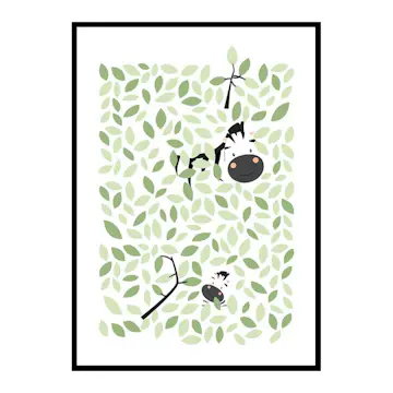 Poster Gallerix Hiding Zebra