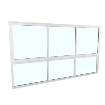 Skjutfönster med fast underdel Landskap Robust Vår och Höst 3-del