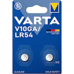 Alkaliska Batterier Varta V10GA/LR54 1,5V 2-pack