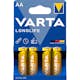 Batteri VARTA Alkaliska Longlife LR6/AA 4-Pack