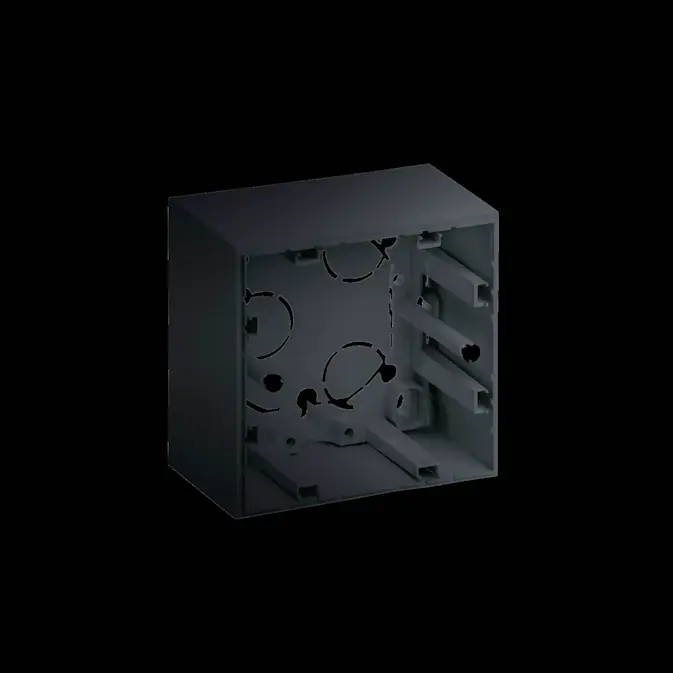 Förhöjningsram Hager 1-fack 45 mm S.1