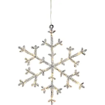Dekorationsbelysning Star Trading Snöflinga Icy 30L