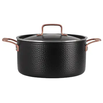 Gryta Pepper med Lock 24 cm Svart