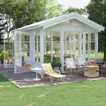 Komplett Orangeri Landskap Grönska Sommar 15 kvm