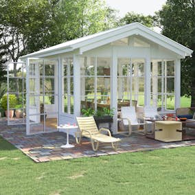 Komplett Orangeri Landskap Grönska Sommar 15 kvm