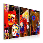 Handmålad Tavla Arkiio Abstract Carnival 120x80