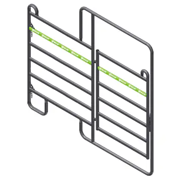 Fotbågegrind Willab med Dörr