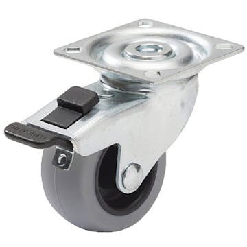 Länkhjul Millers M Broms Grå 50 mm