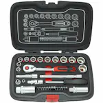 Hylsnyckelset Tecos T-1934 3/8 Tum 34dl