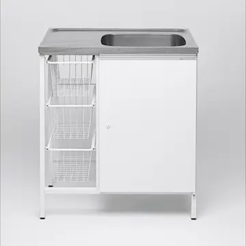 Tvättbänk Contura Steel CAB 8 Vit