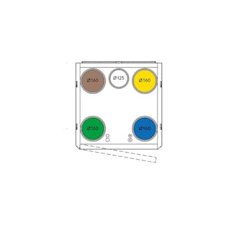 Aggregat Swegon Casa R5 Smart Energieffektiv Ventilation för Hemmet