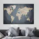 Tavla Arkiio World Map Shades Of Grey
