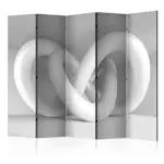 Rumsavdelare Skärmvägg Arkiio White Weave II 225x172 cm